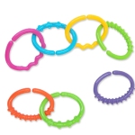 linkets plastic rings for baby infants attach toys buggy pram HALILIT